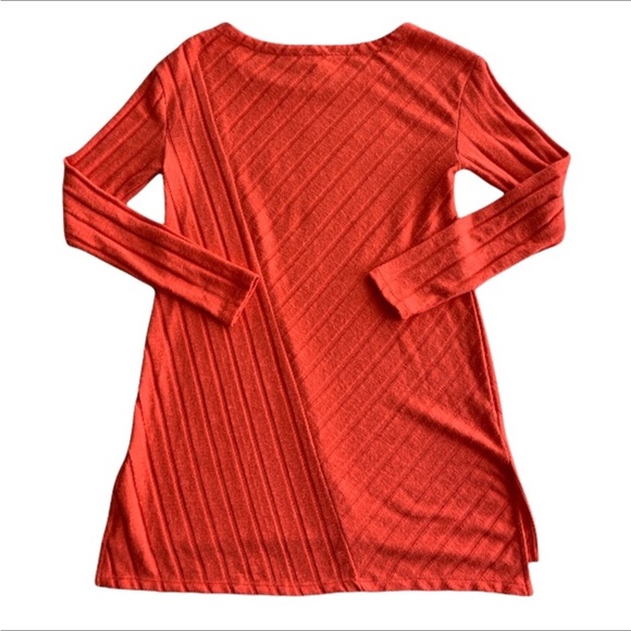 Anthropologie Maeve Devine Tunic Top in Pumpkin Orange - Picture 8 of 12